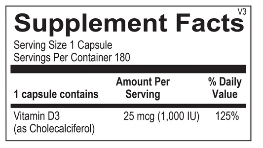 D - Vitamin D 5,000iu - 120 ct