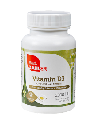 D - Vitamin D3 2000IU - 120 ct