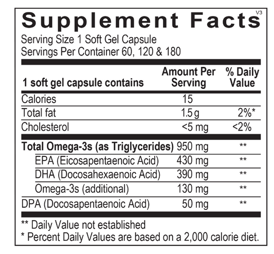 Fish Oil - Orthomega® - 120 ct