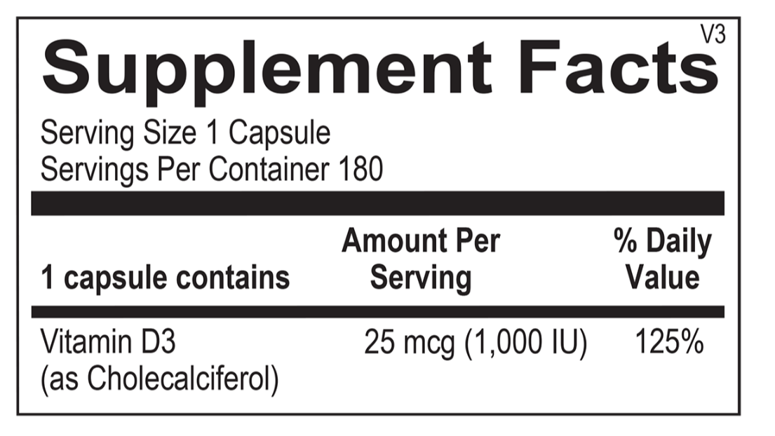 D - Vitamin D 5,000iu - 120 ct