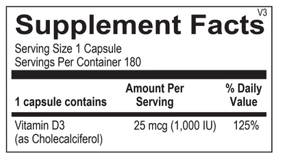 D - Vitamin D 5,000iu - 120 ct