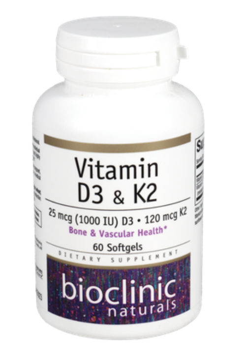 K - Vitamin K2 & D3 - (Qty 60)